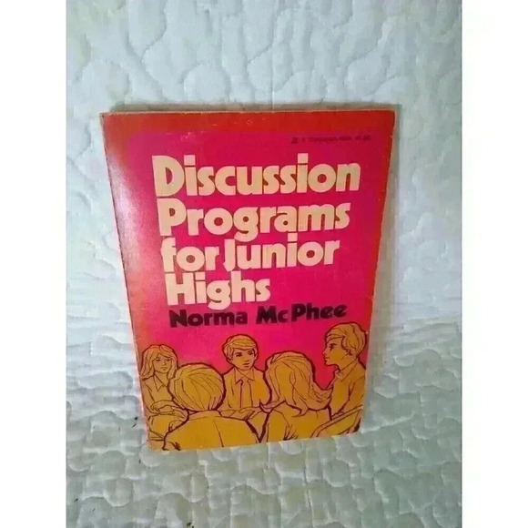 Vintage Discussion Programs For Junior Highs Book Norma Mcphee 1974 - Picture 1 of 4